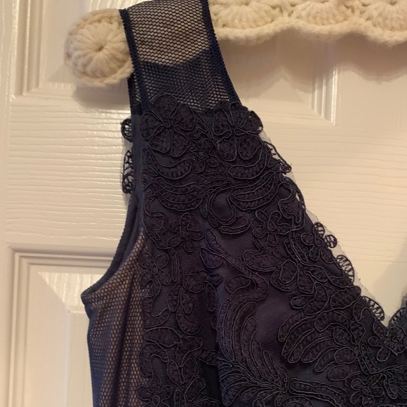 Tadashi Shoji Lace Fit and Flare Dress - Picture 5 of 9